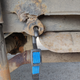 I don’t know what this loop is for but it wouldn’t even hold the weight of the bungee cord, let alone the brake caliper.